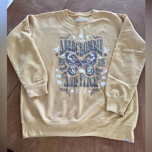Abercrombie Kids Yellow Crewneck Sweater